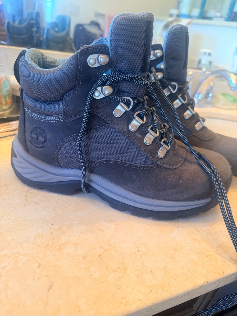 Timberland Charcoal Gray Outdoor Hiking Boots